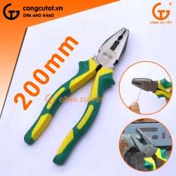 Kìm vạn năng mũi bằng 200mm Kim Fong