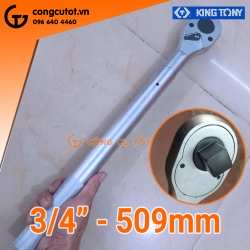 Cần xiết lực tự động 24 răng 3/4" Kingtony 6779-20F dài 509mm bằng thép CrV