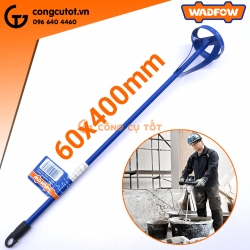 Cần khuấy sơn cánh sắt Ø60x400mm Wadfow WXE2306