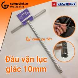 Tuýp vặn ốc lục giác chữ T 10mm Barker bằng thép CrV