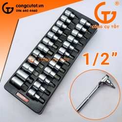 Bộ 24 tuýp đầu mũi vít 1/2" Toptul GAAT2402