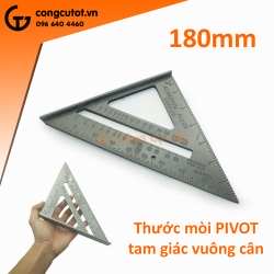 Thước mòi pivot tam giác vuông cân cạnh 180mm
