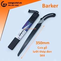 Cưa gỗ Barker lưỡi thép đen SK4 350mm Trung Quốc.