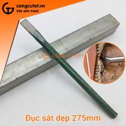 Đục sắt dẹp Φ16mm dài 275mm