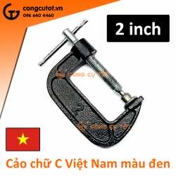 Cảo chữ C Việt Nam màu đen 2 inch.