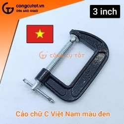 Cảo chữ C Việt Nam màu đen 3 inch