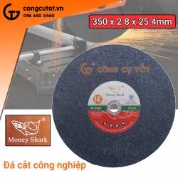 Đá cắt công nghiệp phi 350 x dày 2.8 x trục cốt 25.4mm Money Shark nhãn Đỏ
