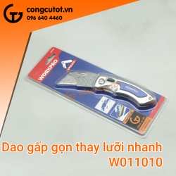 Dao W011010 có thể được làm bằng thép cao cấp không gỉ, chống trơn trượt