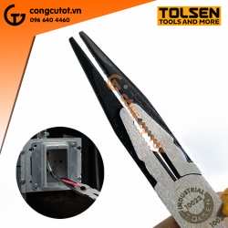 Kìm nhọn kỹ thuật công nghiệp 8 inch Tolsen 10022