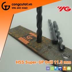 Mũi khoan đen HSS Super-GP 11.5mm DSH101115