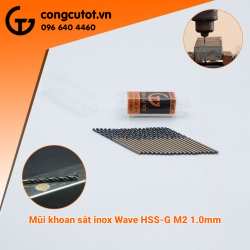 Mũi khoan inox Wave HSS -G M2 1mm
