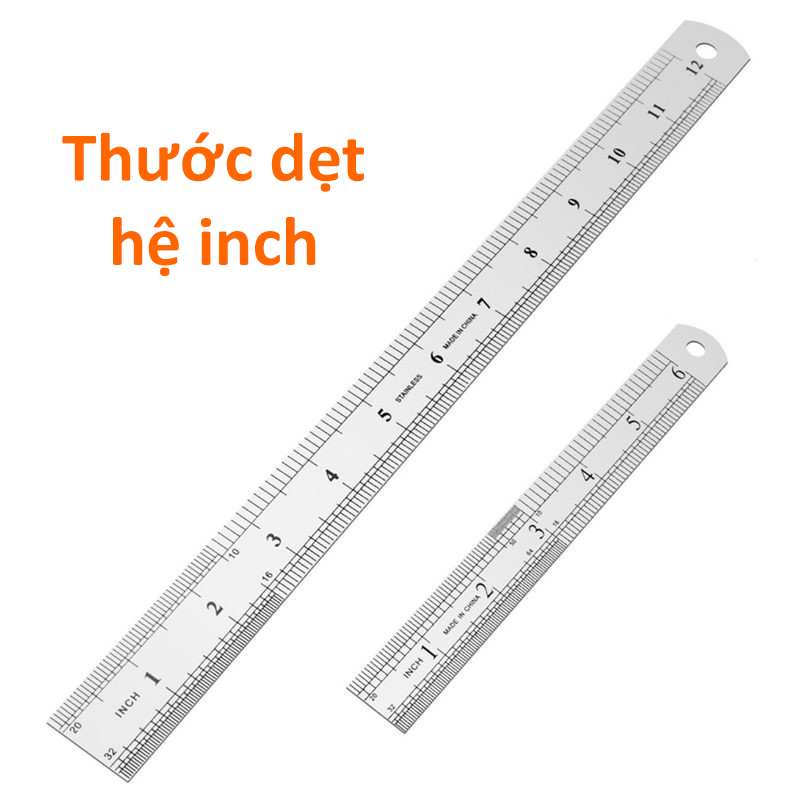 Thước dẹt hệ inch