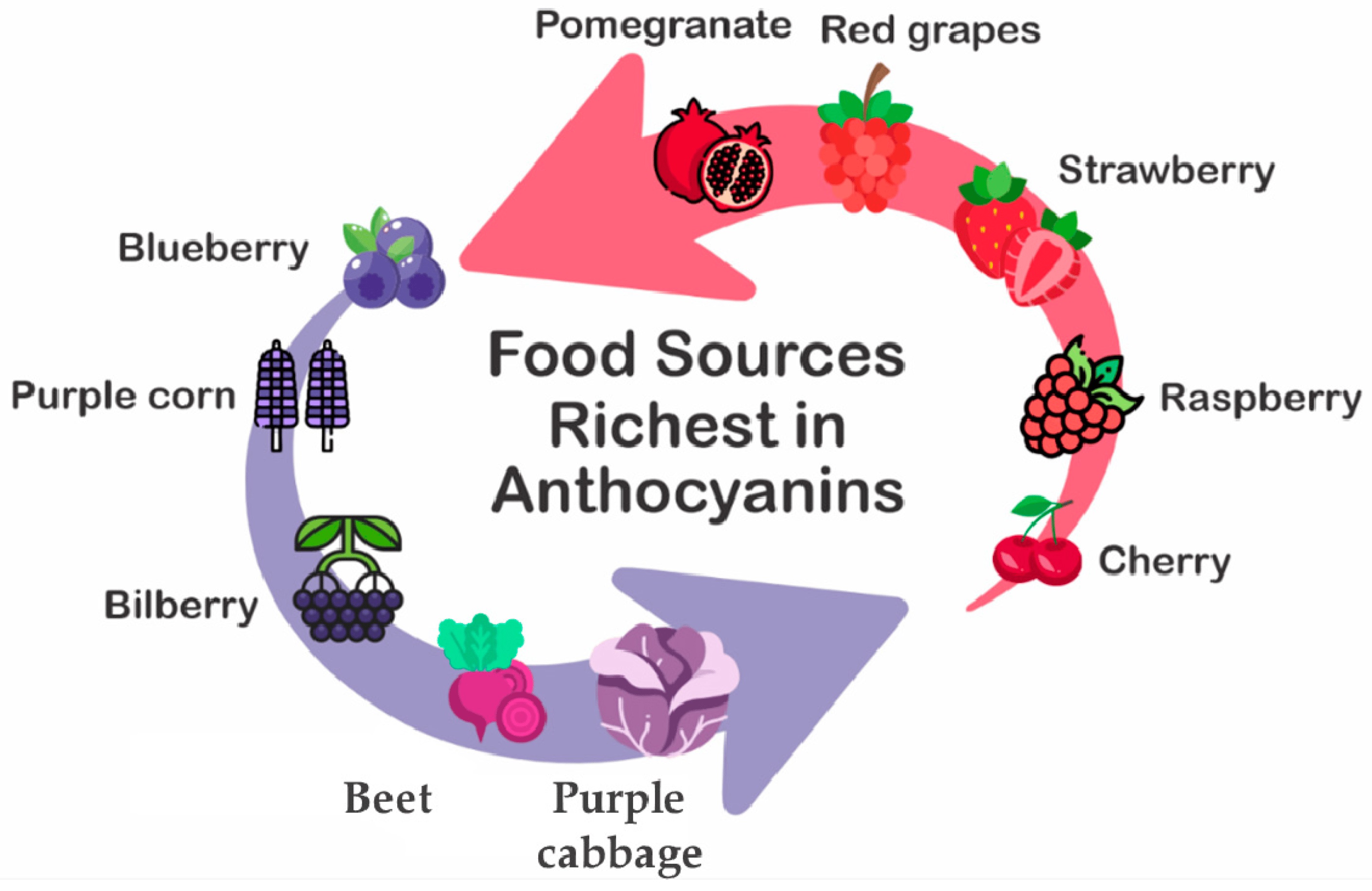 Những loại thực phẩm giàu anthocyanin
